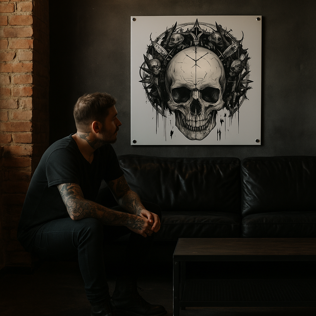 Crown of Thorns – Dark Elegance in Black & White