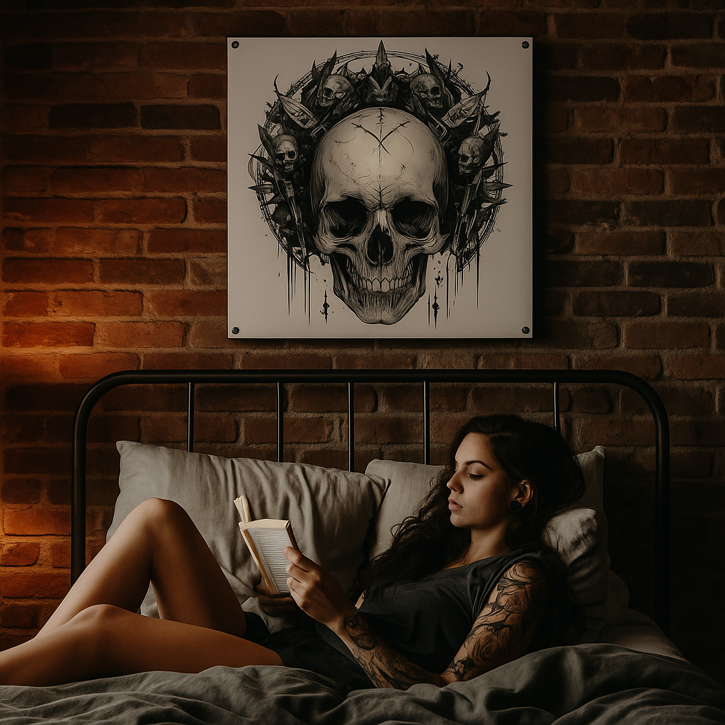Crown of Thorns – Dark Elegance in Black & White