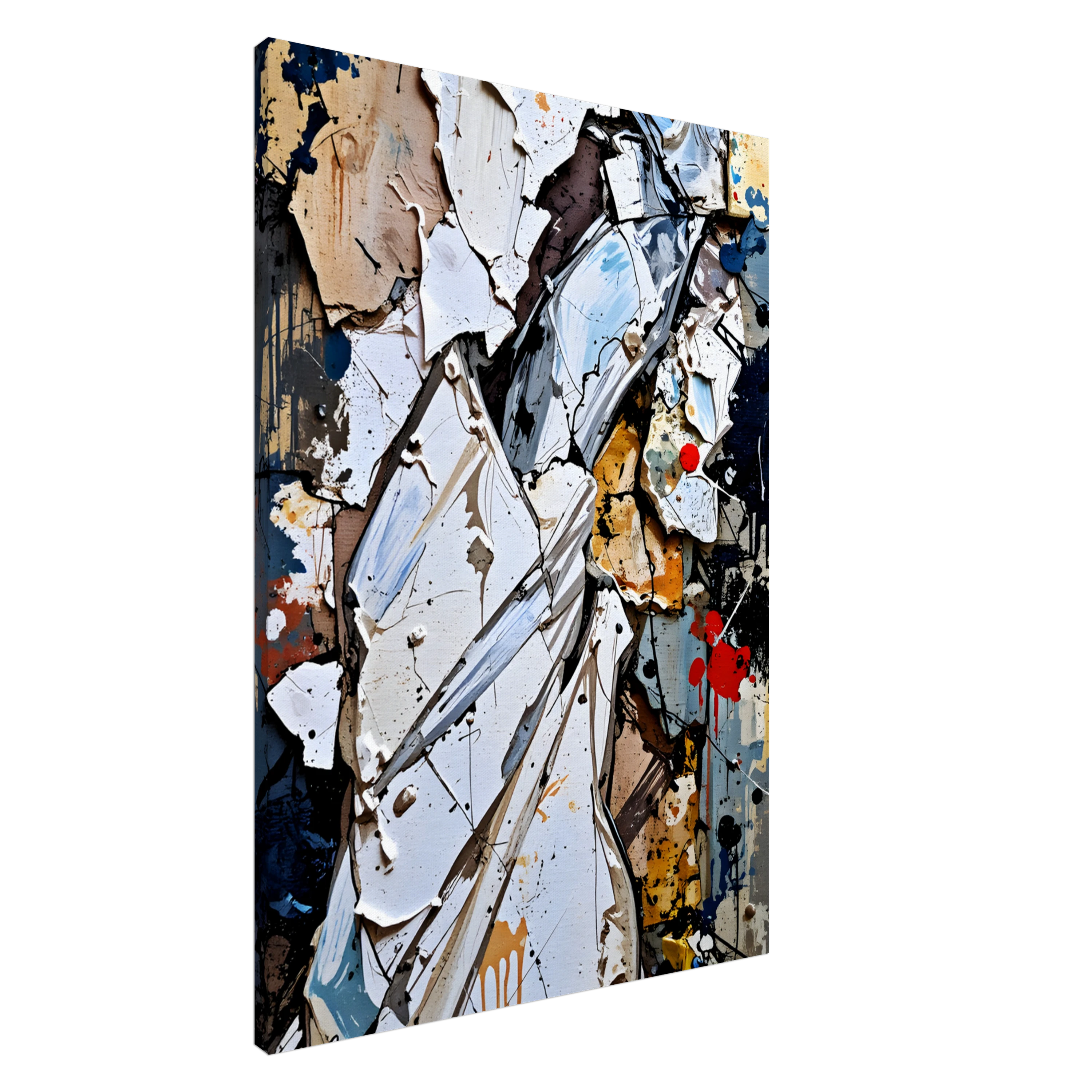 Grâce fragmentée - Art mural en divers matériaux de 40 à 100 cm