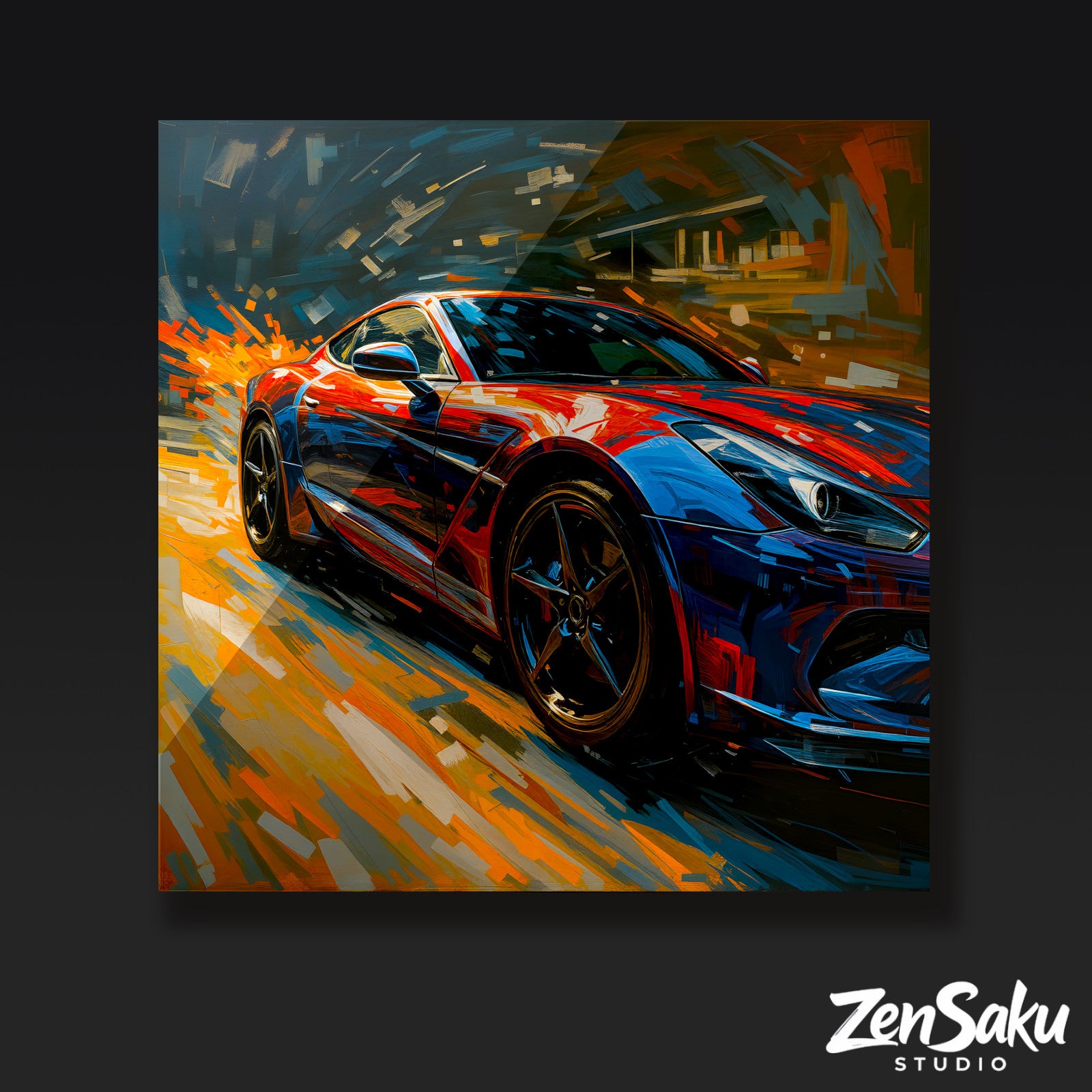 Speed in Motion - Wall art on acrylic glass from 40 to 140 cm