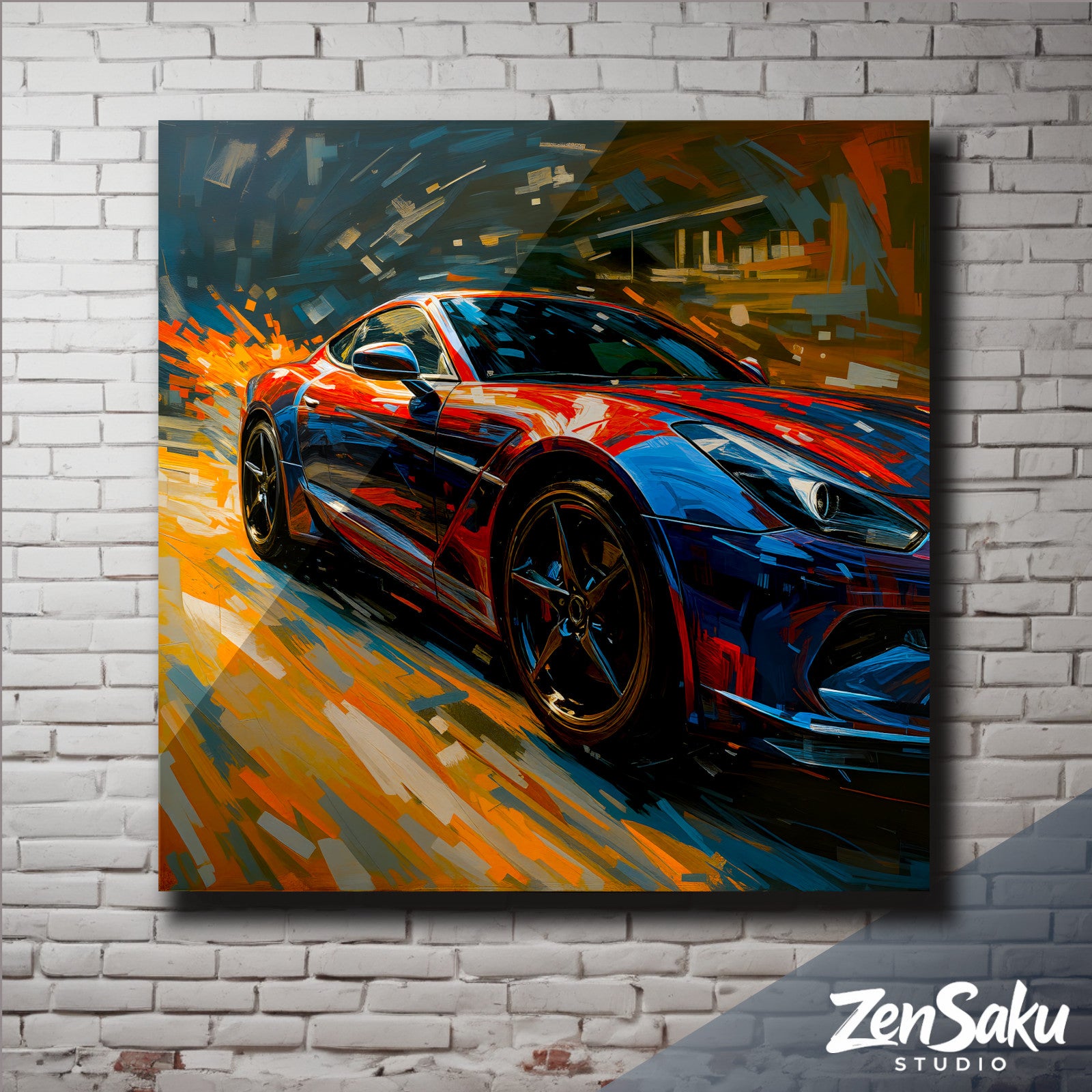 Speed in Motion - Wall art on acrylic glass from 40 to 140 cm