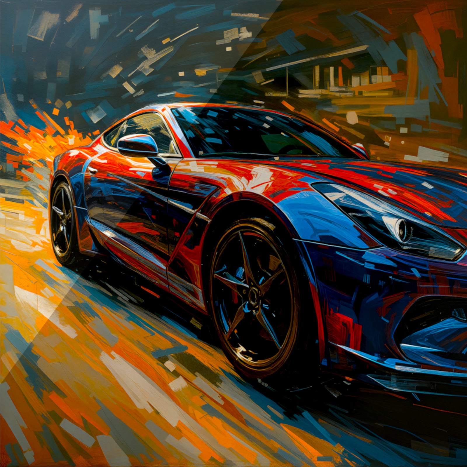 Speed in Motion - Wall art on acrylic glass from 40 to 140 cm