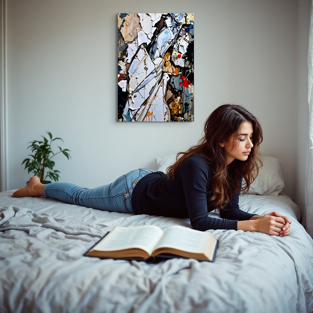 Fragmented Grace - Wandkunst in verschiedenen Materialien von 40 bis 100 cm
