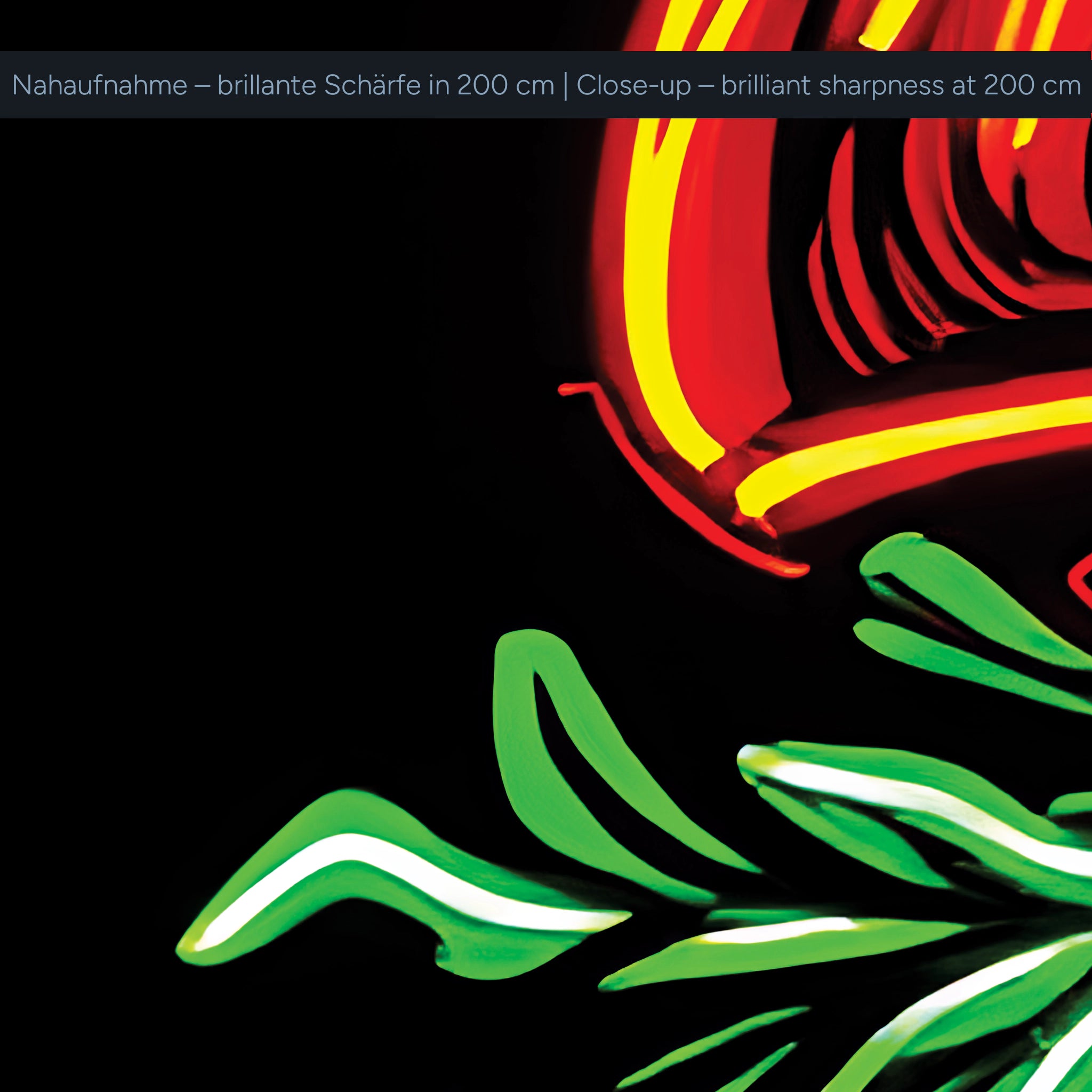 Burger néon lumineux sur acrylique – fresque pop art pour cuisine, bar et restaurant modernes